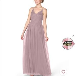 Azazie Dariela Dress - Vintage Mauve